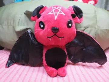 일본 미입고 악마 박쥐 봉제 인형 DEVIL BAT (빨간색) 30cm