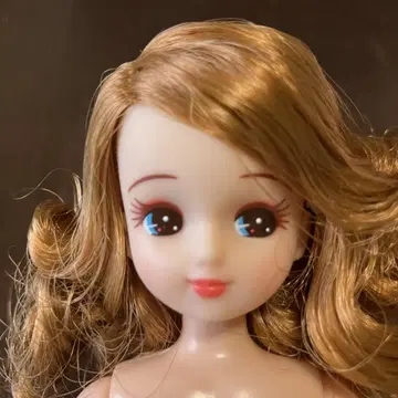 리카짱 캐슬 리카짱 컬리 아이섀도우 포함 브라운 헤어 파랑 눈