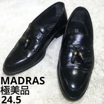 컨디션 최상 madras FANCY 24.5 천연 가죽 태슬 로퍼 펌프스