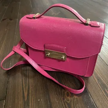 FURLA 훌라 숄더백 핑크 플랩