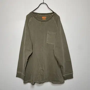 ONEITA 오니타 [M] 파워 티셔츠 used 가공 코튼 100 카키