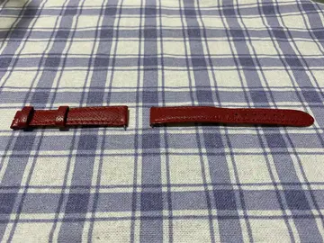 카미유 포르네 시계 벨트 송아지 가죽 빨간색 14mm/12mm