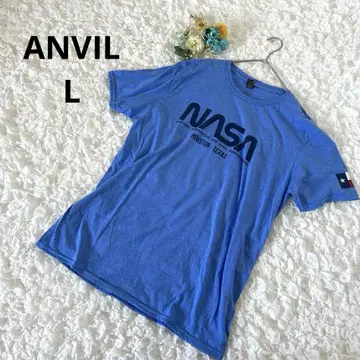 90s ANVIL NASA 티셔츠 남성용 반팔 L 하이치 제작