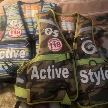 Active Style 구명 조끼 2개 세트 무료배송