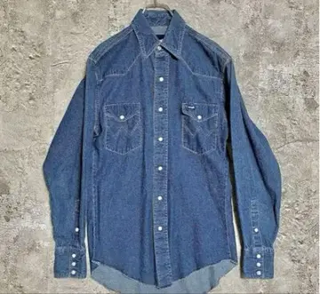 Wrangler 데님 셔츠 M-L 사이즈 상당