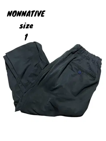 NONNATIVE 논 네이티브 폴리에스테르 이지 팬츠