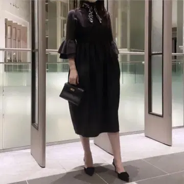 cccmalie 시마리 개더 플리츠 원피스