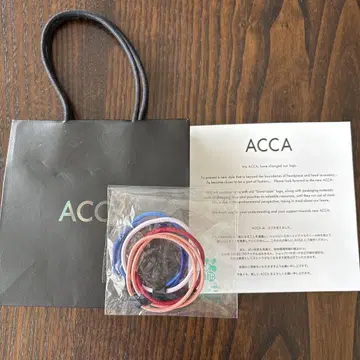 아카카acca 헤어 밴드 ECO COLOR RING 6개 세트