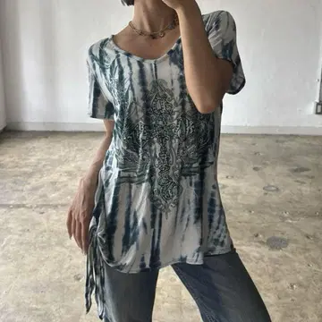 USA제 할리데이비슨 티셔츠 크로스 y2k