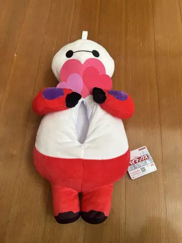 디즈니 베이맥스 봉제 인형 티슈 케이스