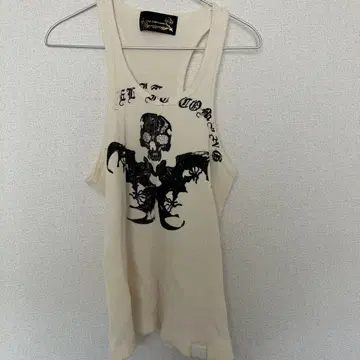 kyoji maruyama 탱크탑 슬리브리스 스컬