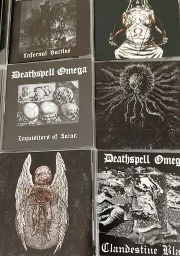 블랙 메탈 Deathspell omega 초기 작품 6장 세트