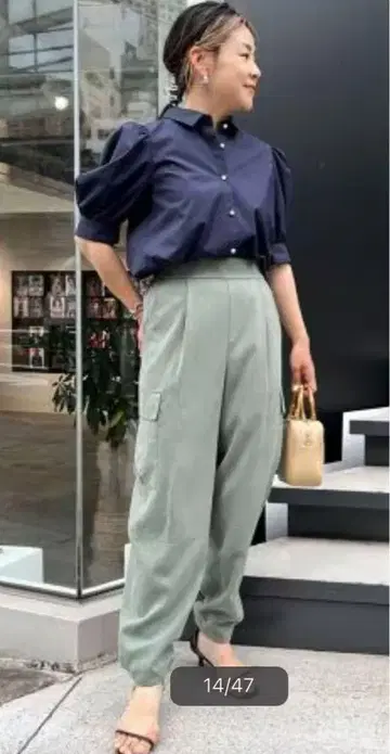 노리즈 드레이프 치노 카고 팬츠