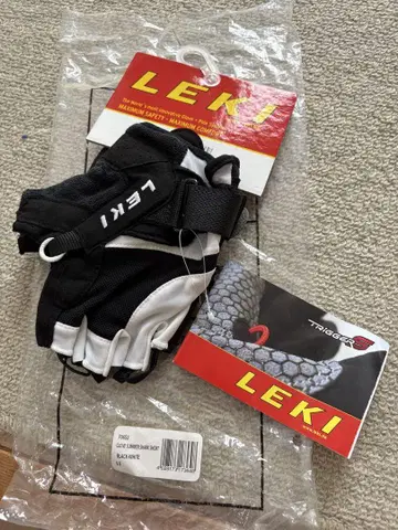 LEKI TRIGGER S 트레킹 그로브 블랙/화이트