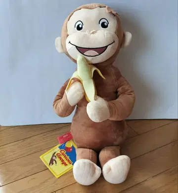 오자루의 조지 바나나 모구모구 봉제 인형 약 36cm