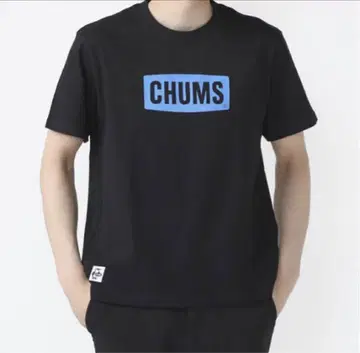 참스 로고 티셔츠 / CHUMS Logo T-Shirt L 사이즈 블랙