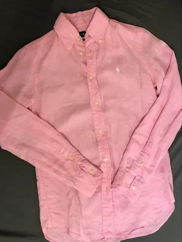 Ralph Lauren 랄프 로렌 린넨 셔츠 린넨 셔츠 핑크