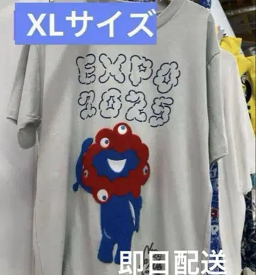 미야쿠미야쿠 티셔츠 자수 XL 사이즈 간사이 엑스포