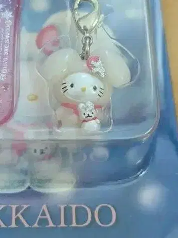 지역 특산품 키티 홋카이도 스트랩 네츠케 눈 토끼
