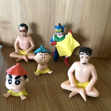 크레용 신짱 사우나 가챠 전 5종