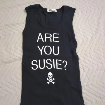 미셸 건 엘리펀트 ARE YOU SUSIE? 탱크탑 블랙