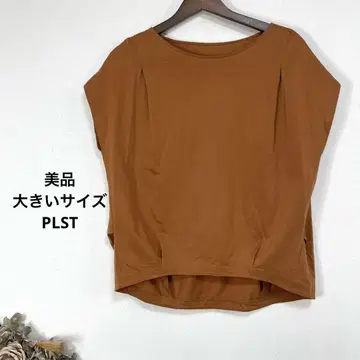 94 새상품급 빅 사이즈 PLST 브라운 상의
