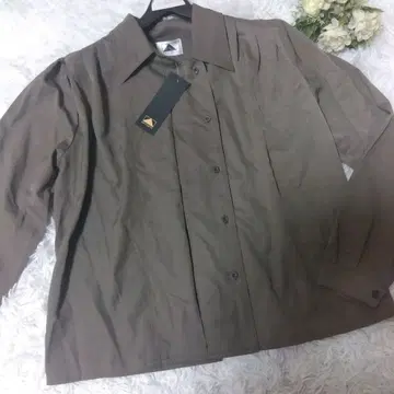 택 포함 아비토쿄 셔츠 블라우스 브라운