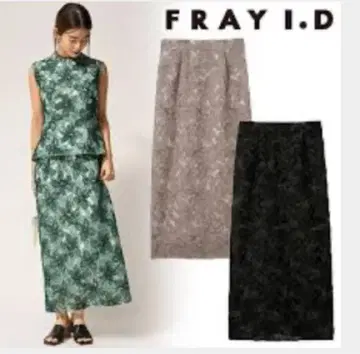 FRAY I.D 코드 레이스 타이트 스커트