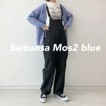 Samansa Mos2 blue/살로펫 사만사 모스모스 올인원