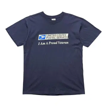 USA 구제 의류 아메리카 합중국 우편 USPS 기업 티셔츠 로고 프린트