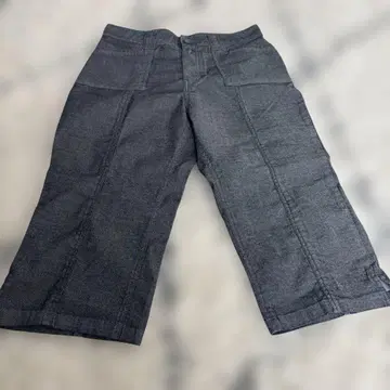 BIBULK 여성용 다크 그레이 와이드 레그 데님 팬츠 M 사이즈