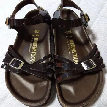 BIRKENSTOCK 브라운 스포츠 샌들 36