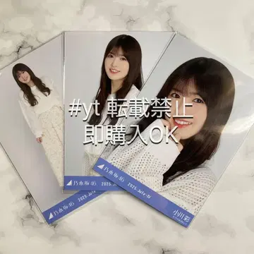 노기자카46 오가와 아야 시즈오카 티셔츠 컴프 브로마이드.