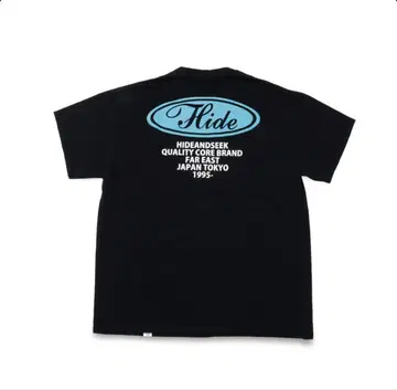 HIDEANDSEEK 원형 로고 S/S 티셔츠