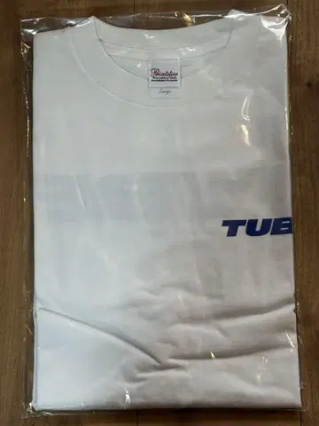 TUBE RIDERS 티셔츠 L 흰색 화이트