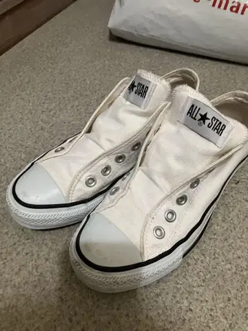 ALL STAR 화이트 슬립온