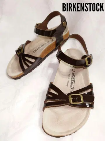 BIRKENSTOCK Bali 앵클 스트랩 샌들 발리 에나멜