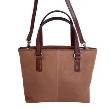 FOSSIL 파슬 2way 토트백 숄더 가죽 브라운