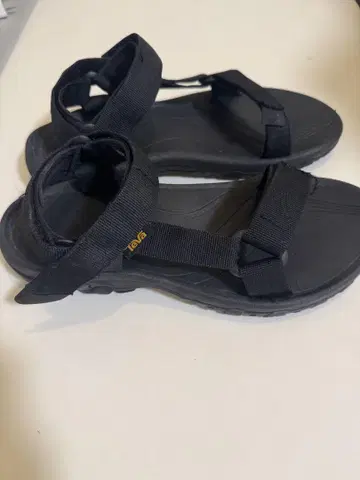 사용 빈도 낮음 Teva 블랙 아웃도어 샌들 27cm
