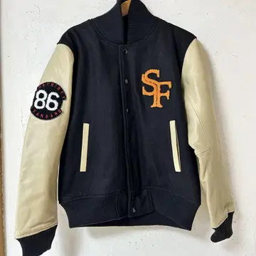 430 STADIUM JACKET 블랙/베이지 사이즈 1