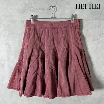 hei hei 컬러 데님 미니 스커트 Y2K 빈티지 N1125