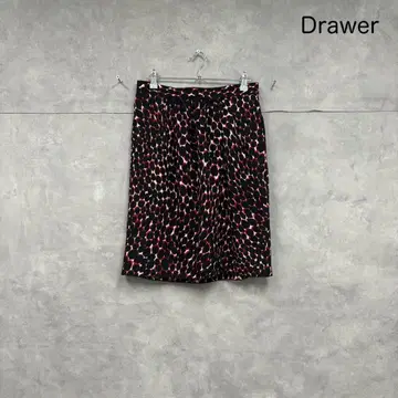 Drawer 드로어 실크 올 패턴 스커트 일본제 N1134