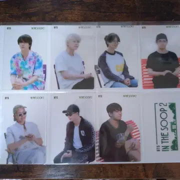 BTS IN THE SOOP2 투명 트레이딩 카드