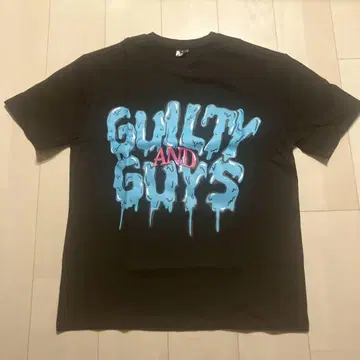 guiltyguys paint logo 티셔츠 사이즈 L 블랙