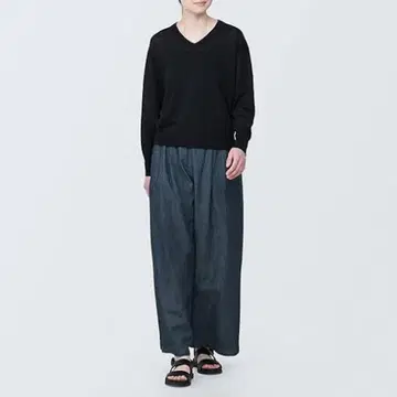 MUJI 와이드 팬츠 M