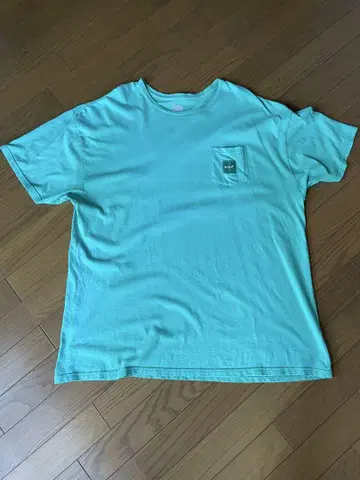 HUF XL 민트 그린 티셔츠