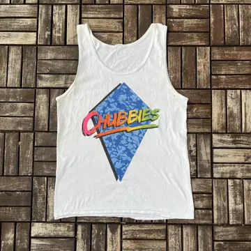 CHUBBIES 탱크탑 양면 프린트 슬리브리스 바다 서핑