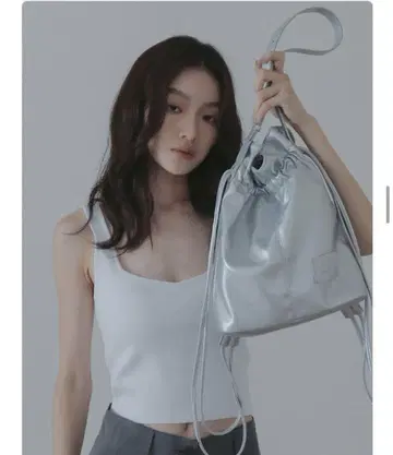 PIXYACCS 픽시 악스 백 Cord 미니 백팩 실버