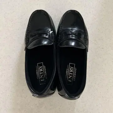 #진심 가벼운 로퍼 합성 피혁 23cm 블랙