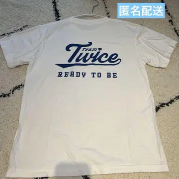 Team Twice READY TO BE 티셔츠 화이트 S 사이즈